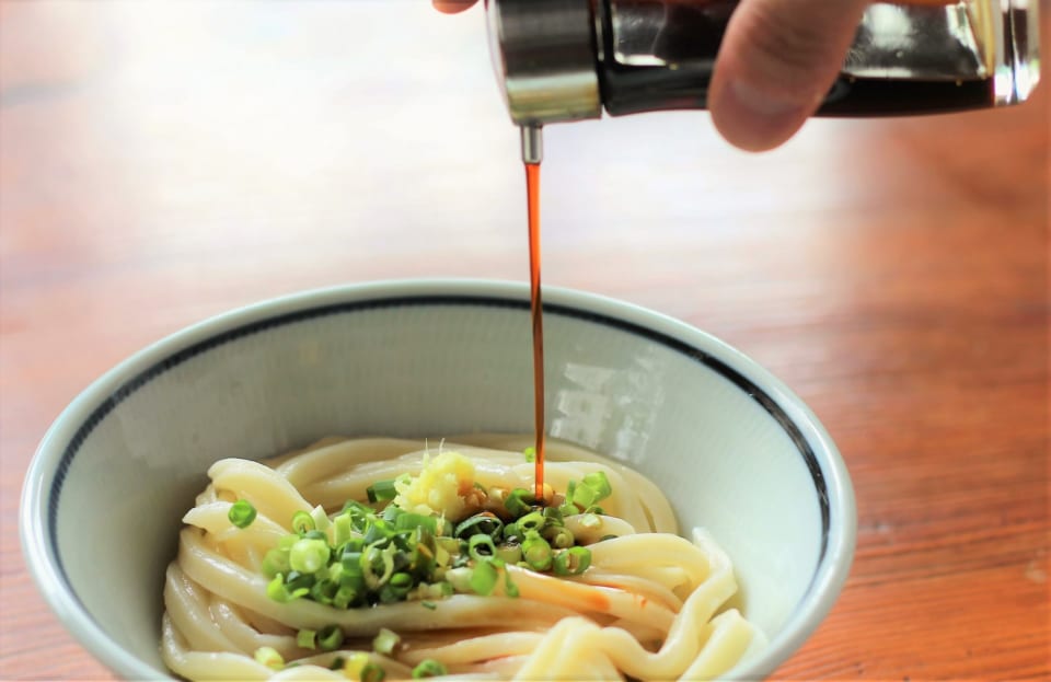 ※上野製麺所の「しょうゆうどん」。